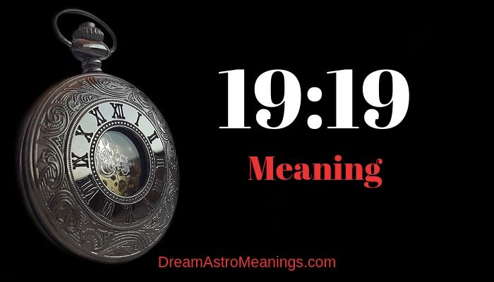 19:19 – Meaning