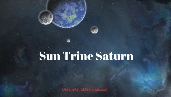 the sun trine with saturn and uranus