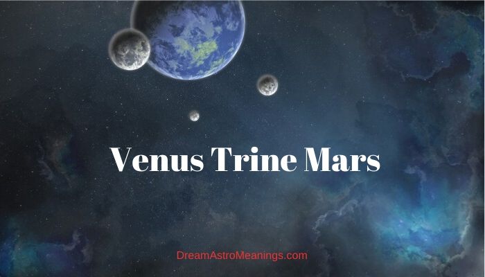 new moon trine venus