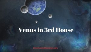venus in 3rd house vedic astrology